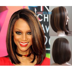 Perruque Cheveux Mi-Longs Ondulés Style Haireclair 3