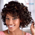 Perruque Cheveux Courts Bouclés Style Haireclair 2
